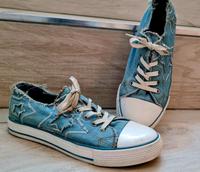 Wunderschöne Dockers Jeans Schuhe Sneaker Glitzer Stern 37 Bayern - Lappersdorf Vorschau