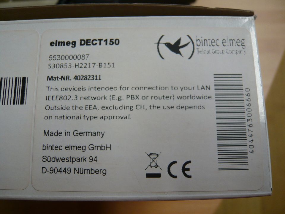 Bintec Elmeg IP130 / Elmeg IP120 VoIP Telefone Gigaset in Bahlingen