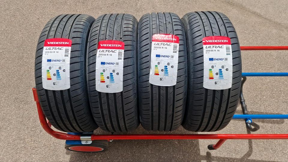 Sommerreifen Vredestein ULTRAC 205/55R16 91V Montage Versand in Burgau