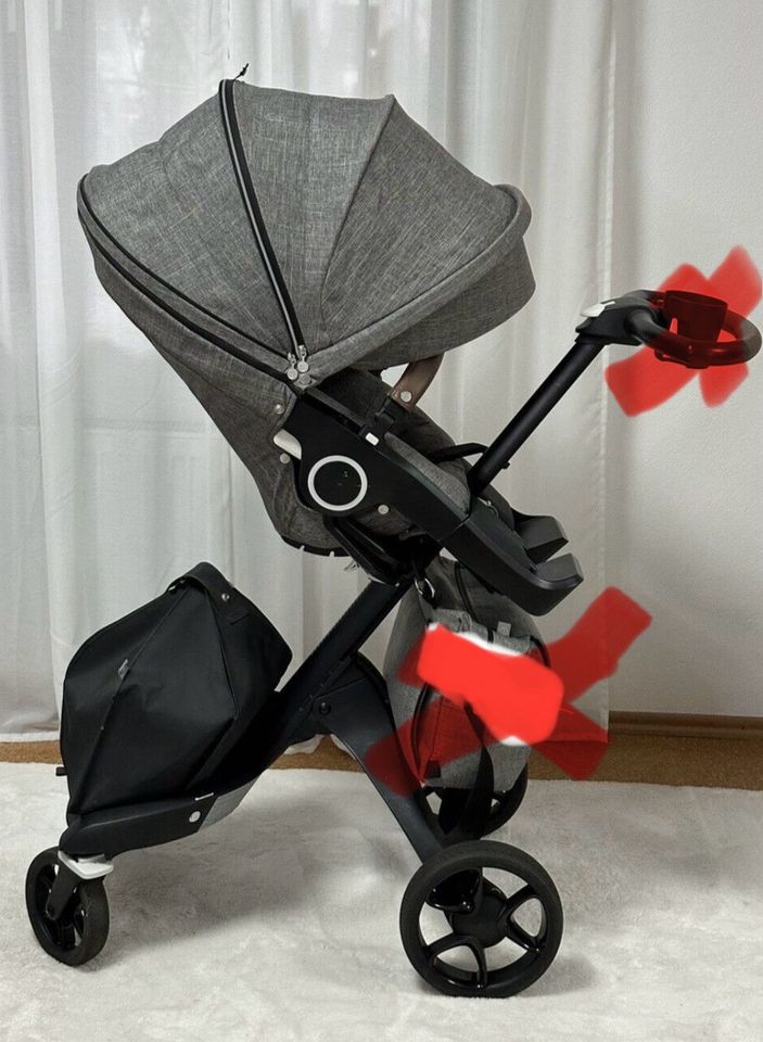 STOKKE Kinderwagen Xplory V6 grey/black/black in Köln