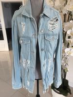 H&M Jeansjacke Blue Oversize 32 34 36 Blau Niedersachsen - Hammah Vorschau