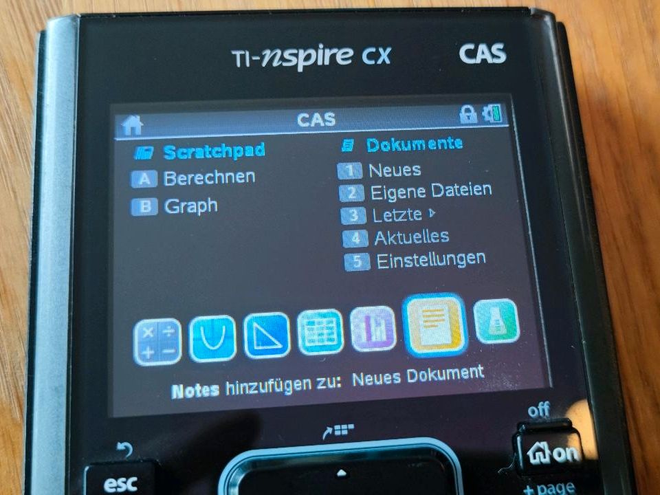 Texas Instruments TI nspire CX CAS Taschenrechner Graph in Gevelsberg