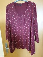 Bonprix Collection , rostrotes Shirt , Blumenmuster , Größe 56/58 Niedersachsen - Stade Vorschau