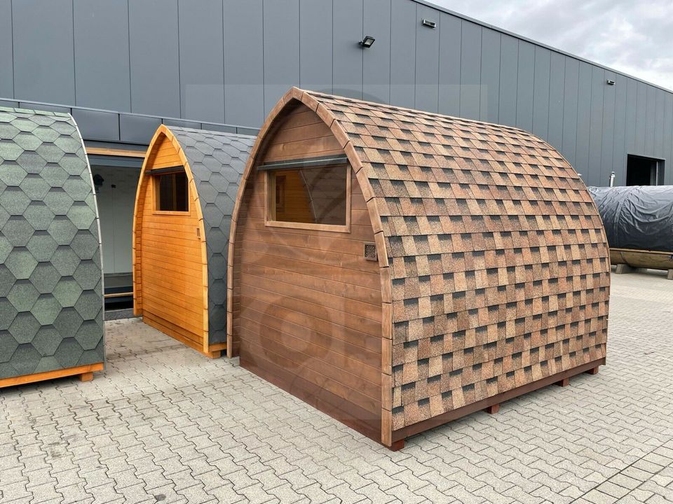 Zedernholz - Iglusauna | 3m | Garten Sauna Pod Zeder in Eichenzell