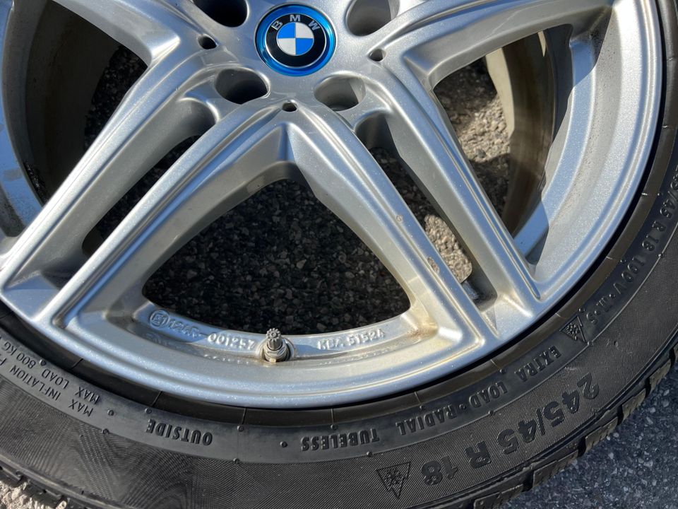 4 ALU 18" ALU WINTERRÄDER BMW 5ER REIHE G30 G31 245/45R18  #1HZF in Bad Tölz