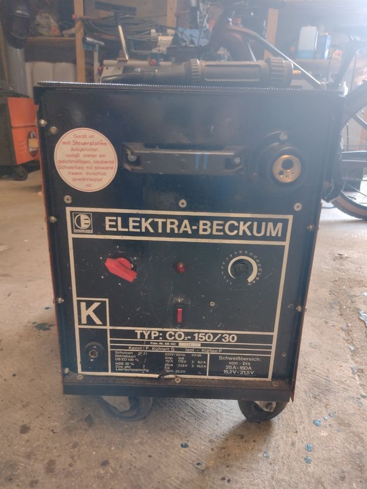 Schutzgasschweißgerät Elektra-Bekum 150/30 in Nürnberg (Mittelfr)