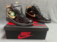 Nike Air Jordan 1 High Black Metallic Gold Hessen - Obertshausen Vorschau