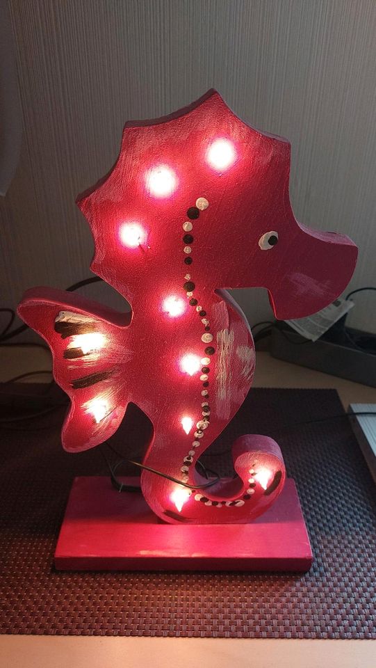 Lampe Seepferdchen,  selfmade in Döhlau
