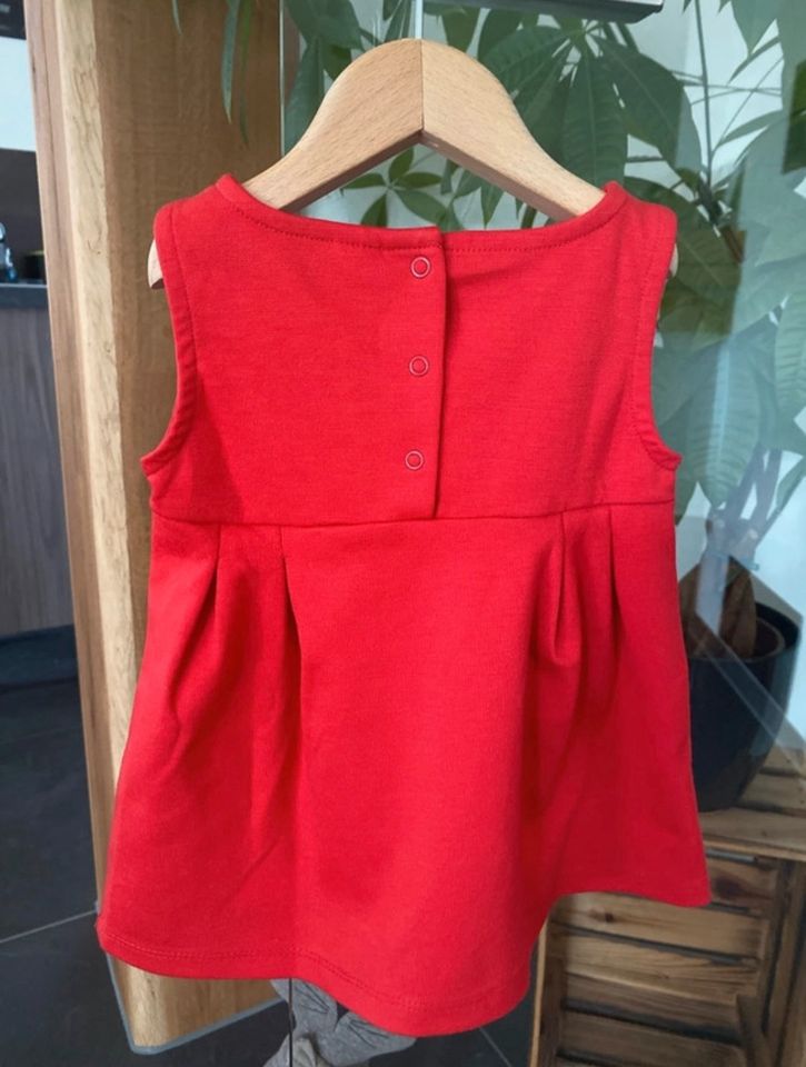 Kleid, Sommerkleid, rot mit Blümchen 68/74, LC Waikiki in Schömberg