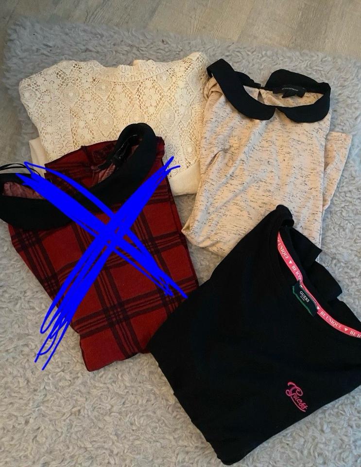 Guess Vintage Spitze Bluse Oberteil Bubikragen Konvolut in Zwickau