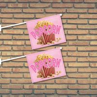 2er Set Popcorn Fahnen mit System PVC WerbeSchild Reklame Bielefeld - Schildesche Vorschau