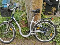 Damen Cityrad Fahrrad Silber blau gefederter Polster Sattel Brandenburg - Petershagen Vorschau