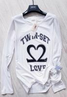 TWIN SET Lingerie~ Simone Barbieri LA-Shirt weiß Gr. 34/36 Hessen - Homberg (Efze) Vorschau