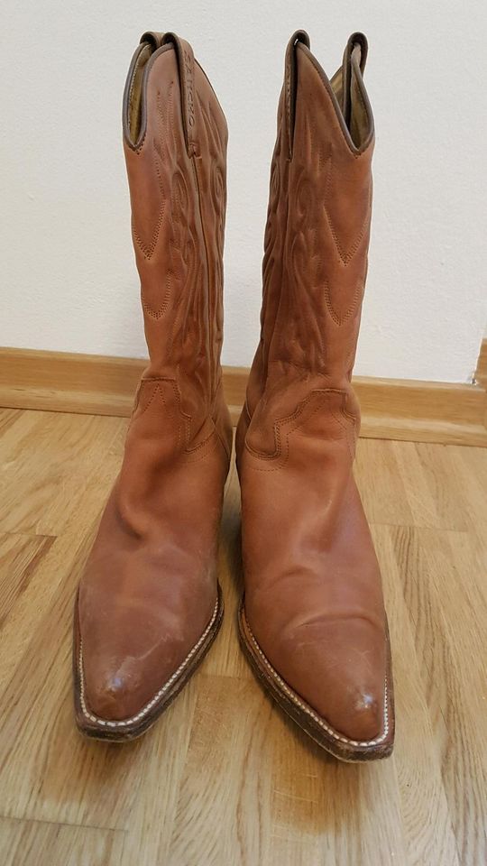 Cowboy Stiefel Gr. 40 von Sancho echt Leder braun in München