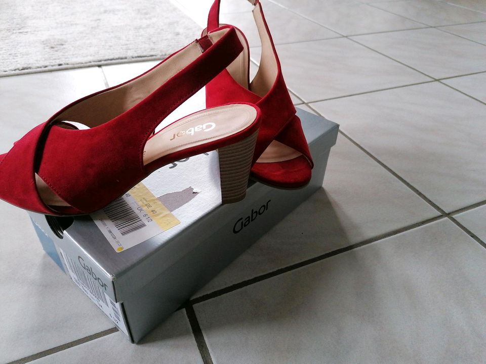 Gabor Sandaletten sling pumps Gr. 6,5 in Mainz