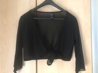 Bolero Jacke Weste kurz zum Binden Chiffon Bayern - Estenfeld Vorschau