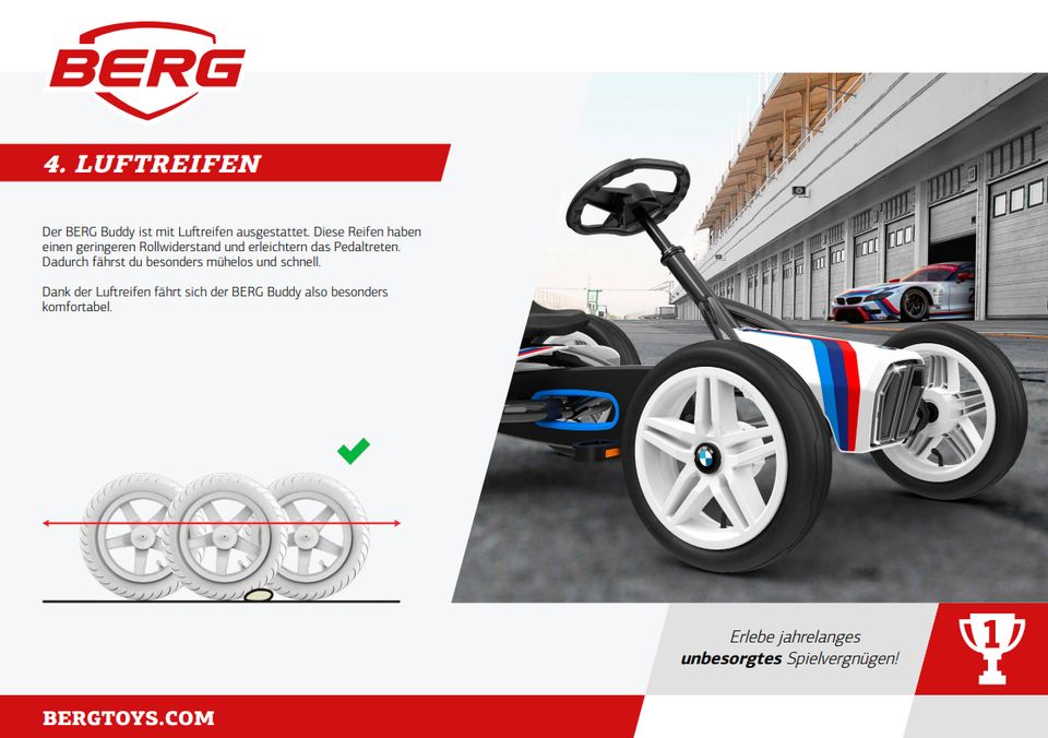 BERG Toys Gokart Jeep 2.0 Junior für Kinder ab 3 Jahren  Kettcar in Fröndenberg (Ruhr)