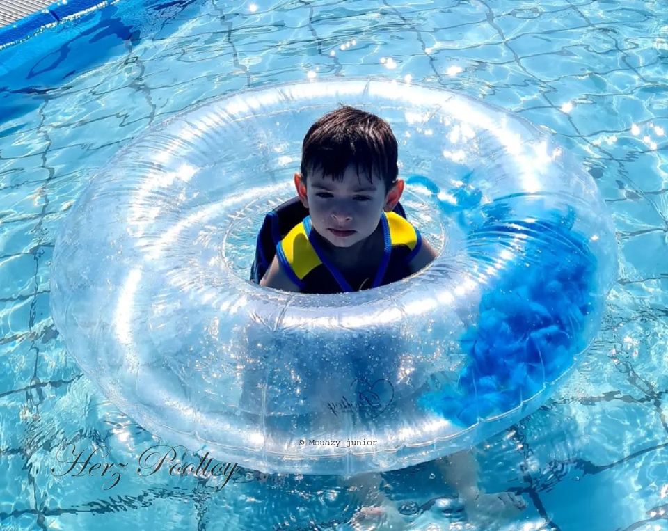 NEU aufblasbare Schwimmreifen / Wasserbälle mit Federn füllung in Lindau