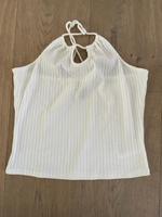 H&M Divided Crop Top gebrochen weiß Gr. S neck-tie Hessen - Linsengericht Vorschau