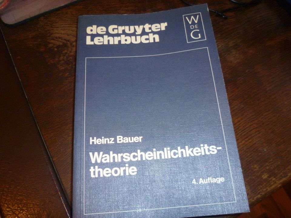 Buch"Wahrscheinlichkeitstheorie"von Heinz Bauer, deutsch, 4. Aufl in Neuenrade