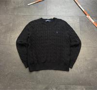 Ralph Lauren Knit Sweater Vintage Sweatshirt Schwarz Größe M Baden-Württemberg - Weinheim Vorschau