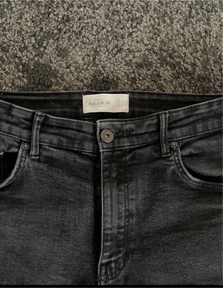 Pull & Bear schwarz Jeans Herren 40 in Bad Endorf