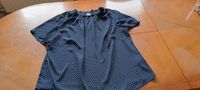 Dunkelblaue Bluse mit weißen Punkten, Fair Lady, Größe 50 Nordrhein-Westfalen - Brilon Vorschau