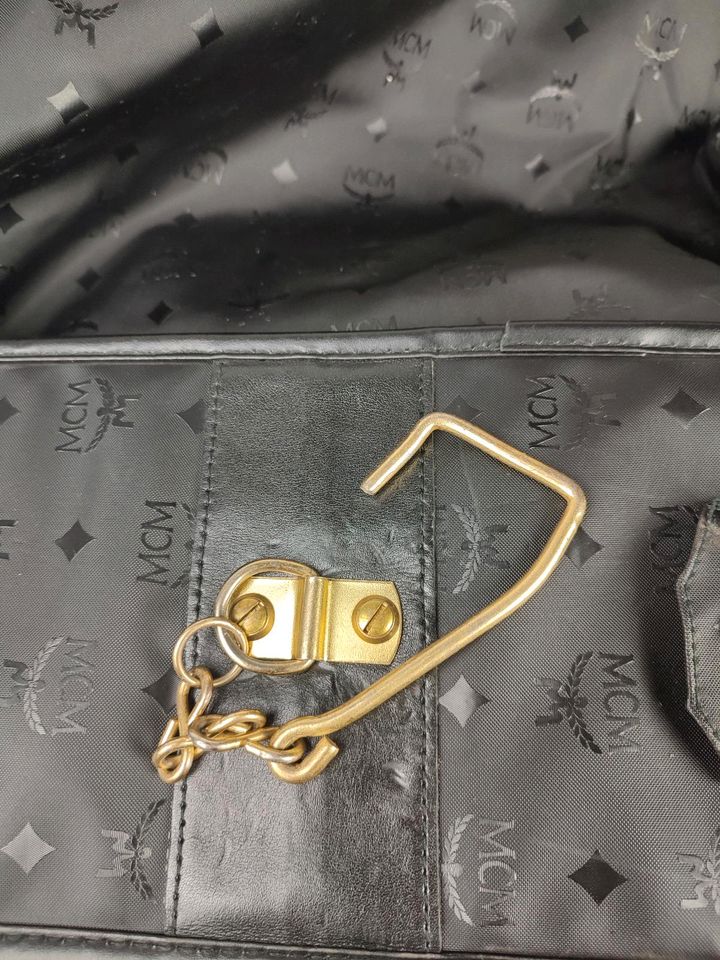 MCM Monogram Kleidersack Reisetasche Kleidertasche Schwarz in Bad Rothenfelde