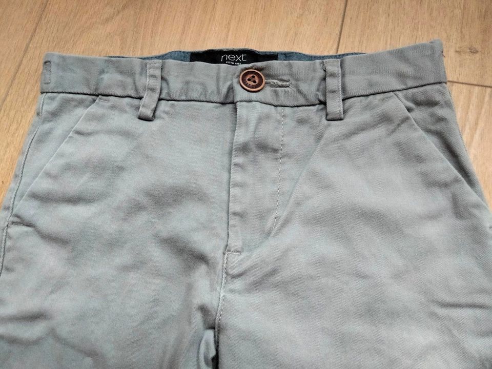 NEXT Stoffhose Jungen Grau Gr.122 sehr gut neuwertig in Radegast