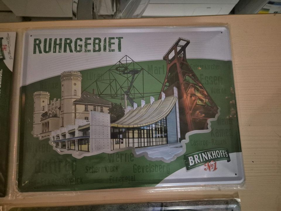 Ruhrgebiet  Brinkhoffs Metallschilder  Warsteiner Pilsener Schild in Schwerte