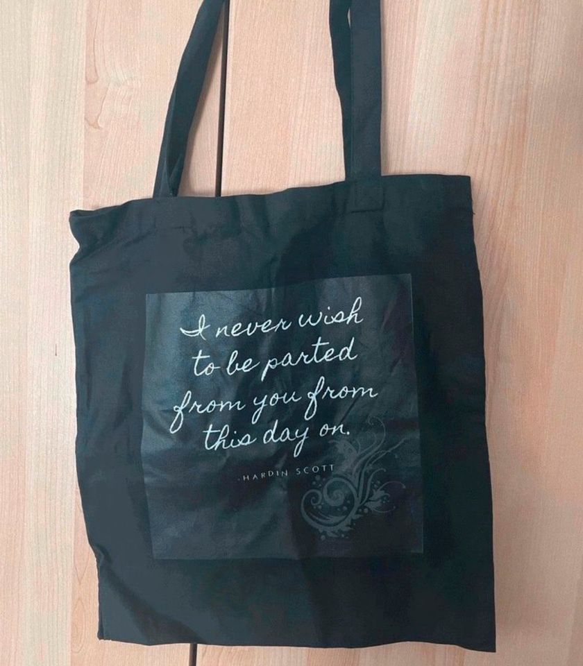 After Passion Tasche Tote bag BookTok Merch Schwarz Zitat Film in Scharnebeck