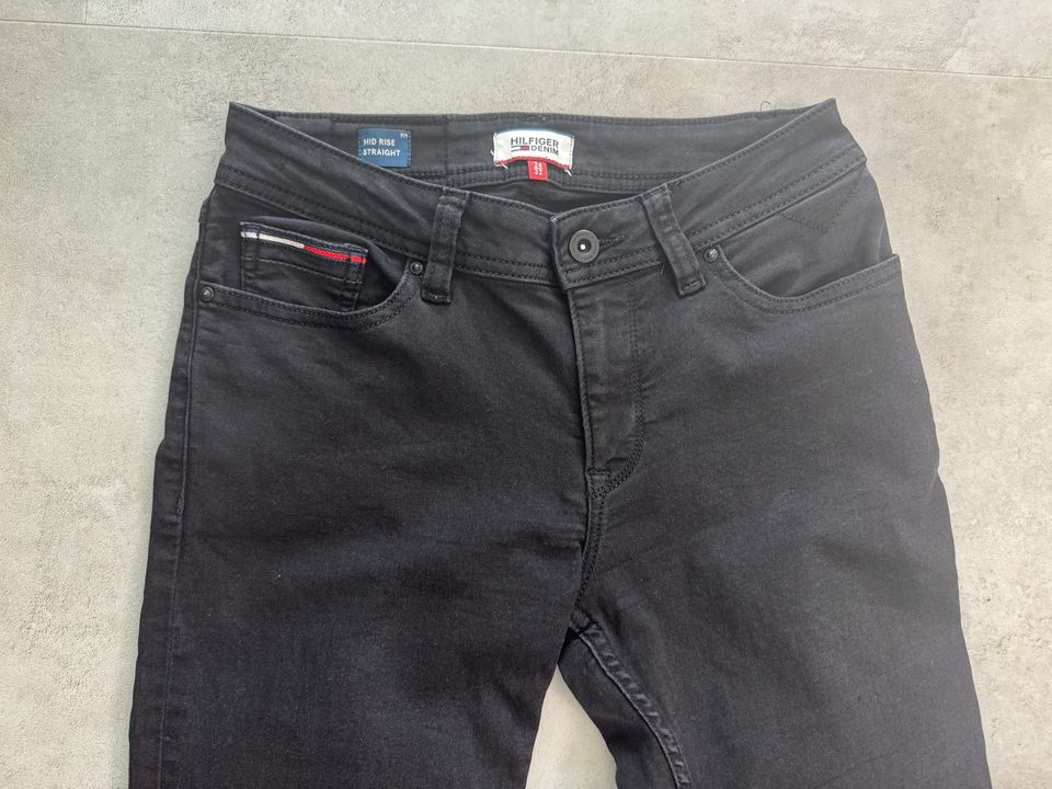 Tommy Hilfiger Jeans W26 L32 schwarz Damen in Bergen auf Rügen