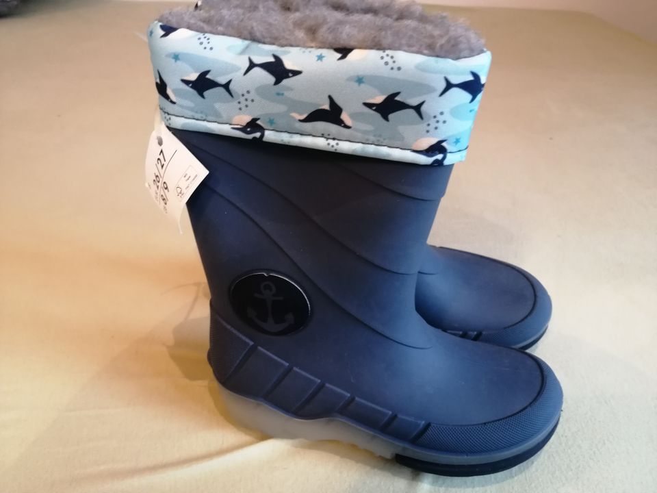 NEU 26 / 27 Gefütterte GUMMISTIEFEL Blinkies - für Zwillinge in Forchheim