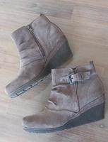 Jana Stiefelette Gr. 39 Weite H Wildleder Keilabsatz Rheinland-Pfalz - Wittlich Vorschau