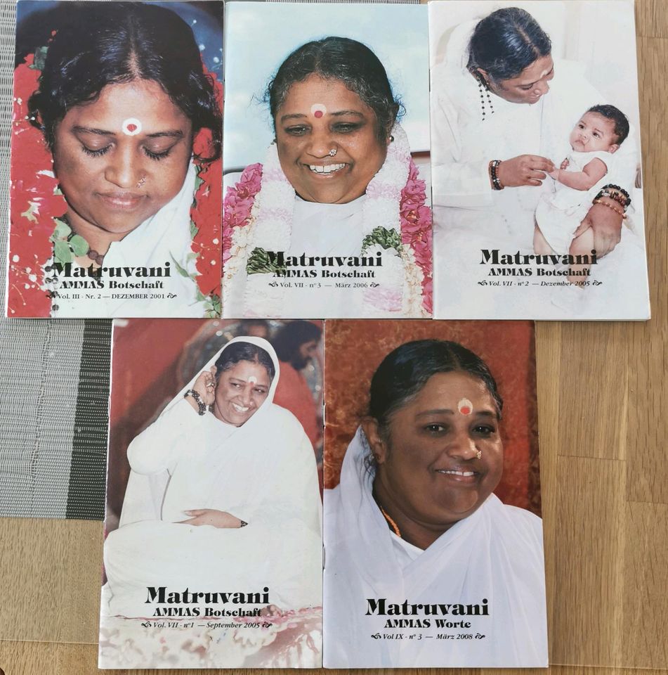 Bücher von Matruvani AMMAS Botschaft in Thomm