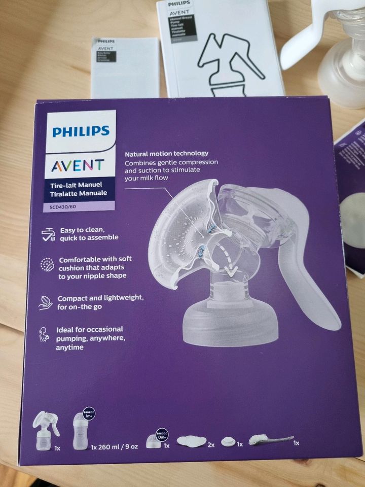 Philips Avent Milchpumpe Starterset manuell Handmilchpumpe in Ratingen