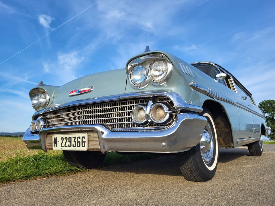 1958er Chevrolet Bel Air Bestattungswagen in Osterode am Harz