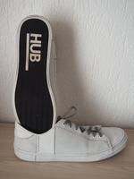 Herren leder Schuhe, Sneaker Gr 46 HUB NP 130€ weiß Baden-Württemberg - Buchen (Odenwald) Vorschau