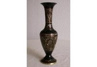 gravierte Messingvase Vase Messing Metall schwarz Dresden - Leubnitz-Neuostra Vorschau