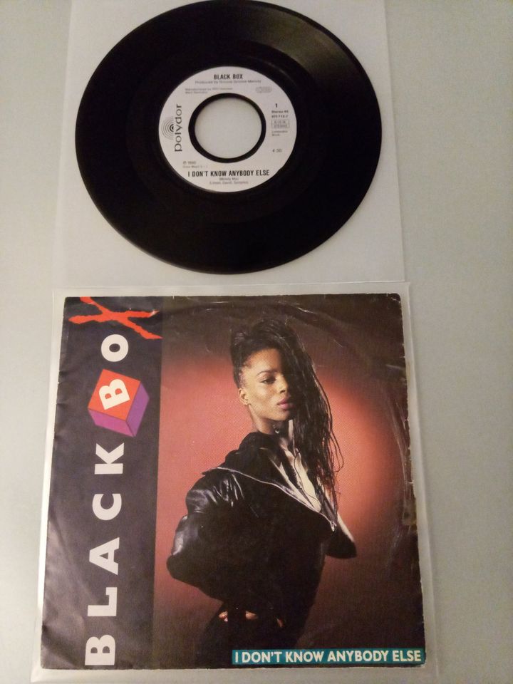 Black Box Single – I Don't Know Anybody Else –aus Europa von 1990 in Köln
