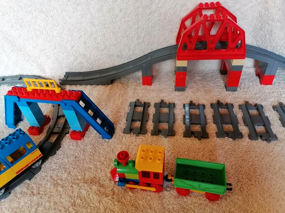 Lego Duplo Eisenbahn Super Pack 3in1 66429 + Schiebelok 6144 in Parkstetten