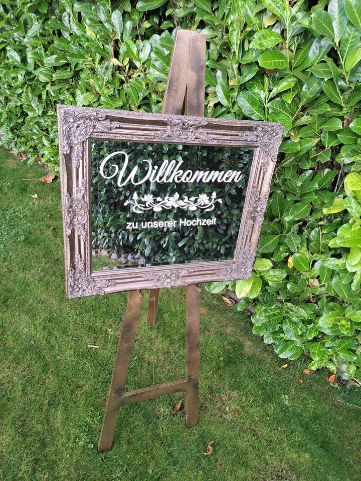 Begrüßungsschild zur Hochzeit Willkommenschild zur Hochzeit in Salzhemmendorf