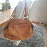 Handtasche, vintage, braun, echtes Leder Nordrhein-Westfalen - Haltern am See Vorschau