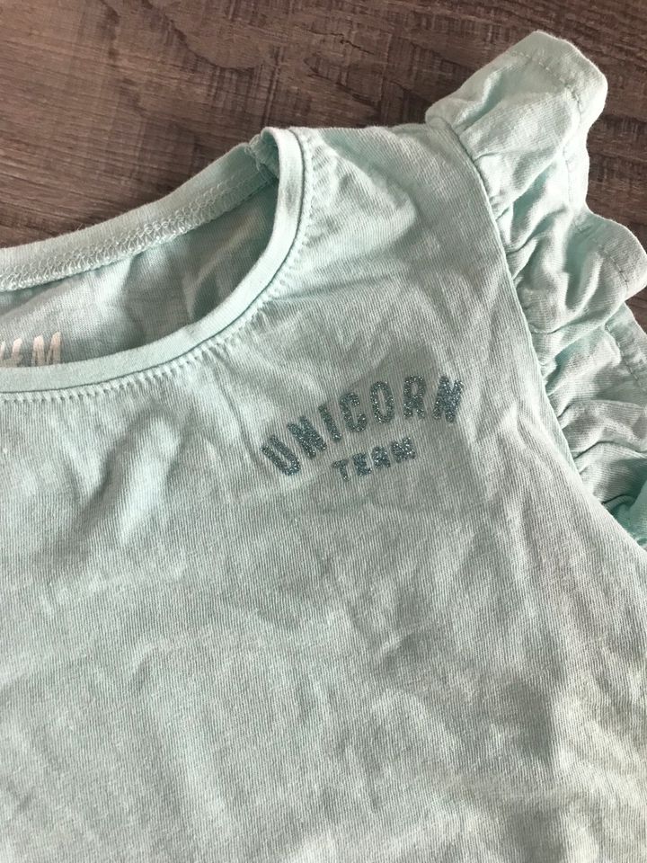 T-Shirt | Unicorn | H&M | Gr. 98/104 in Müden