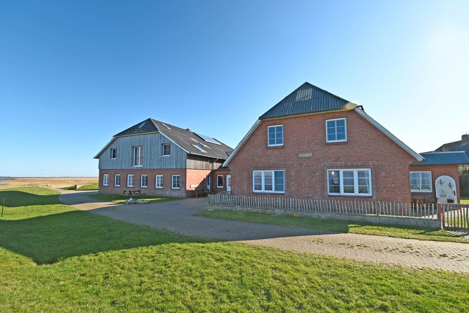 Große Eigentumswohnung auf der Hallig Langeneß - Meerblick inklusive - in Langeneß