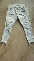 Zara Skinny Fit Jeans Hose, weiß used, Gr. 44 (W34), w. neu Kr. Dachau - Dachau Vorschau