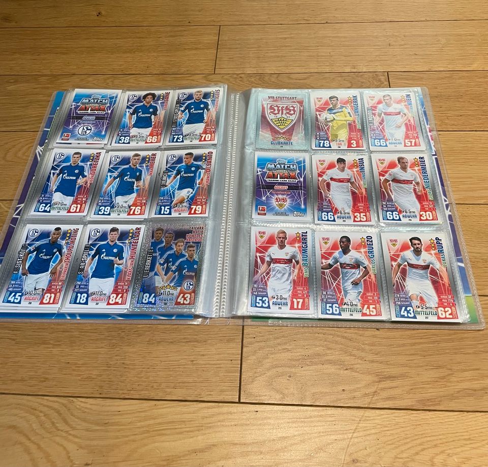 Match Attax Sammelmappe 2015,16 unvollständig in Paderborn