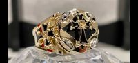 Ring Goldring 585er Gold 14K Herrenring mit Kreuz und Brillanten Nordrhein-Westfalen - Detmold Vorschau