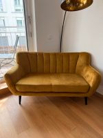Samt Couch Senfgelb 160cm (bei Interesse bitte zeitnah melden) West - Höchst Vorschau