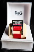 D+G Armbanduhr mit rotem Lederarmband Köln - Vingst Vorschau